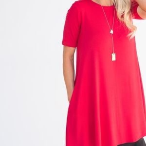 Red Swing Tunic